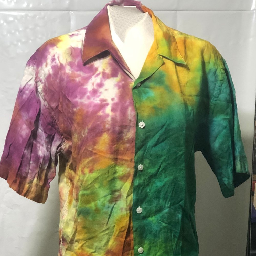 Upcycled Dress Shirt - Perry Ellis Size: Small